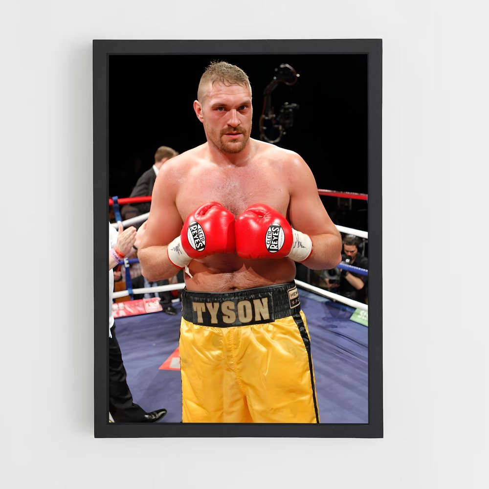 Poster Tyson de fury (vue 2)